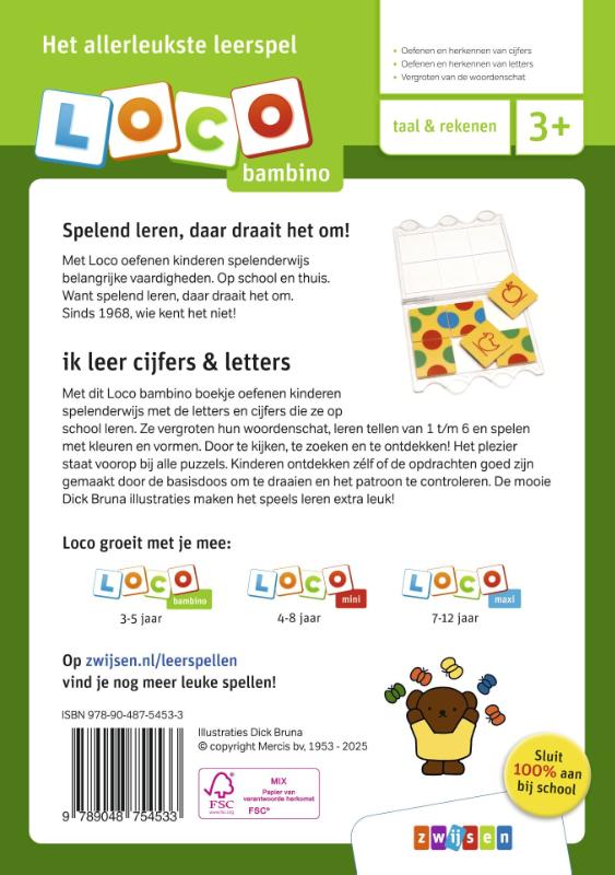 Achterkant van 3-5 jaar
