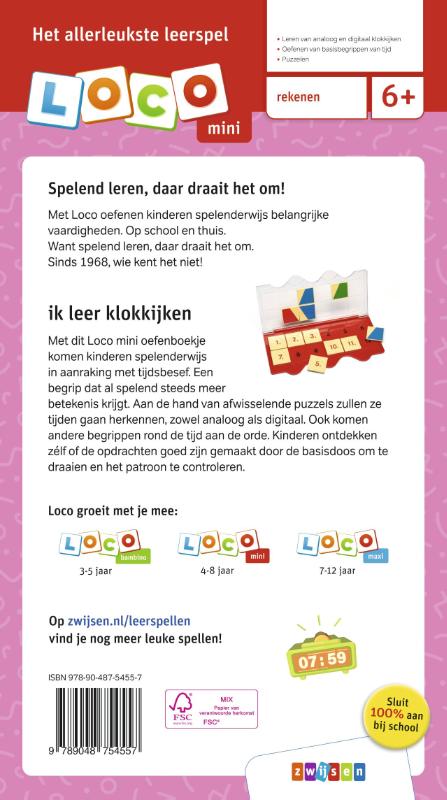 Achterkant van 6-8 jaar