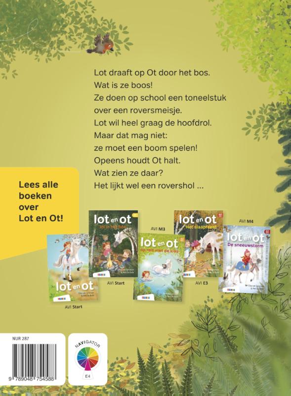 Achterkant van De zes rovers