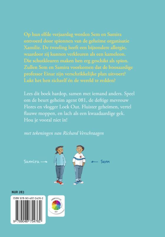 Achterkant van Spion in onderbroek