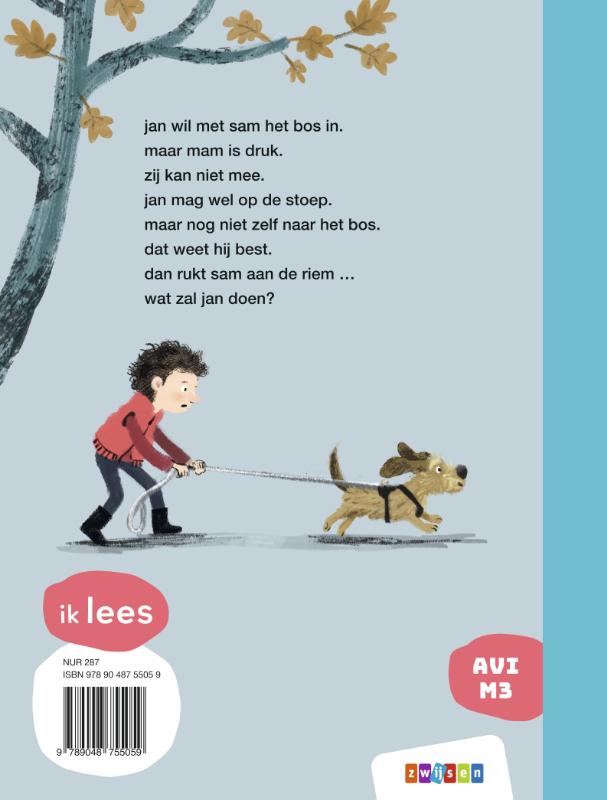 Achterkant van woef