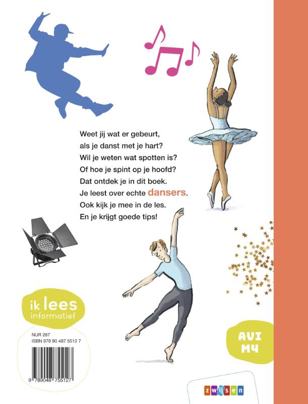 Achterkant van Dans met je hart!
