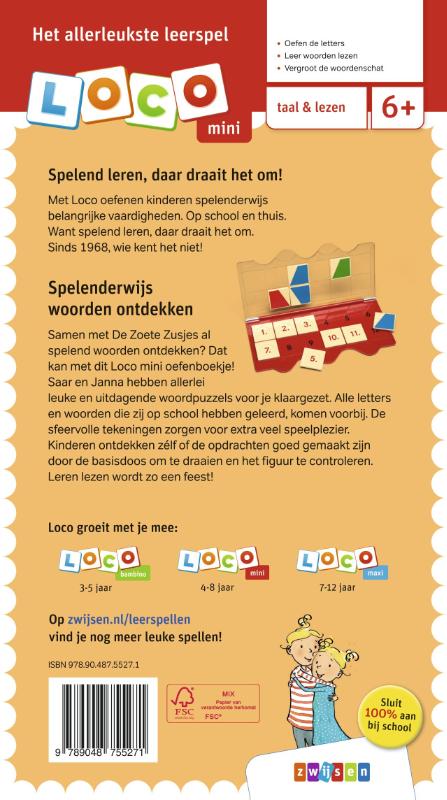 Achterkant van 6-8 jaar