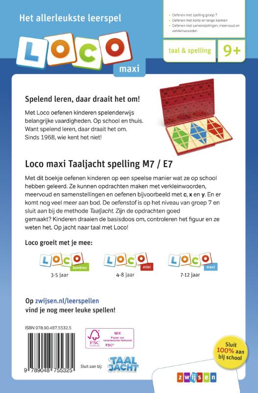 Achterkant van spelling M7 / E7