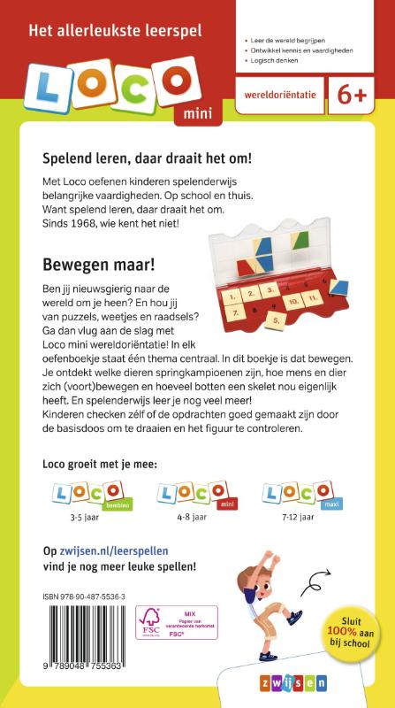 Achterkant van 6-8 jaar
