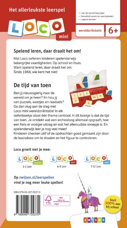 Achterkant van 6-8 jaar