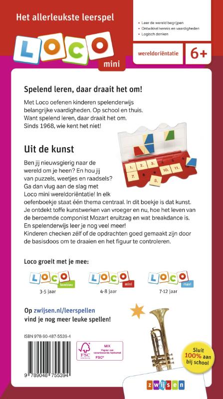 Achterkant van 6-8 jaar