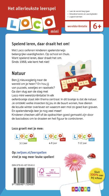 Achterkant van 6-8 jaar