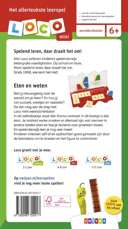 Achterkant van 6-8 jaar