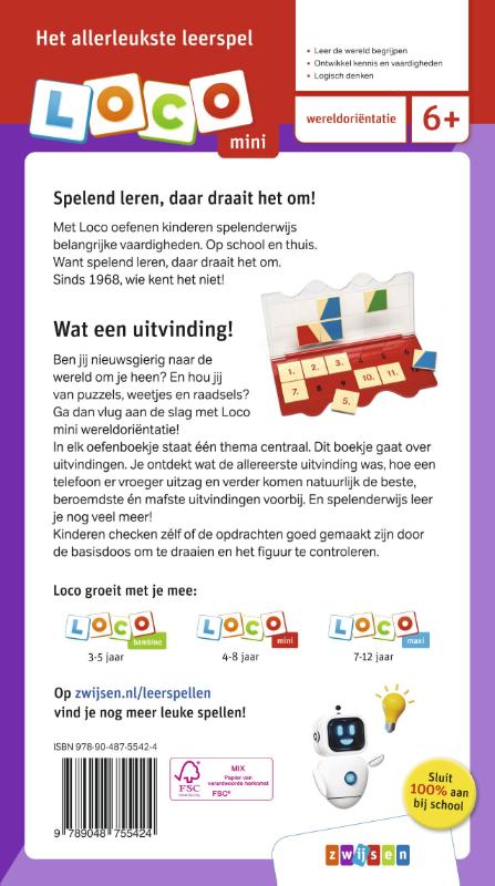 Achterkant van 6-8 jaar