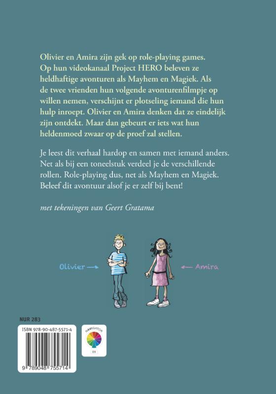 Achterkant van Project Hero