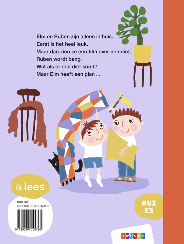 Achterkant van Pak die dief