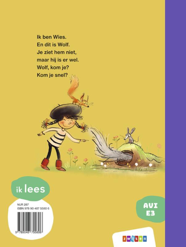 Achterkant van Wies en Wolf
