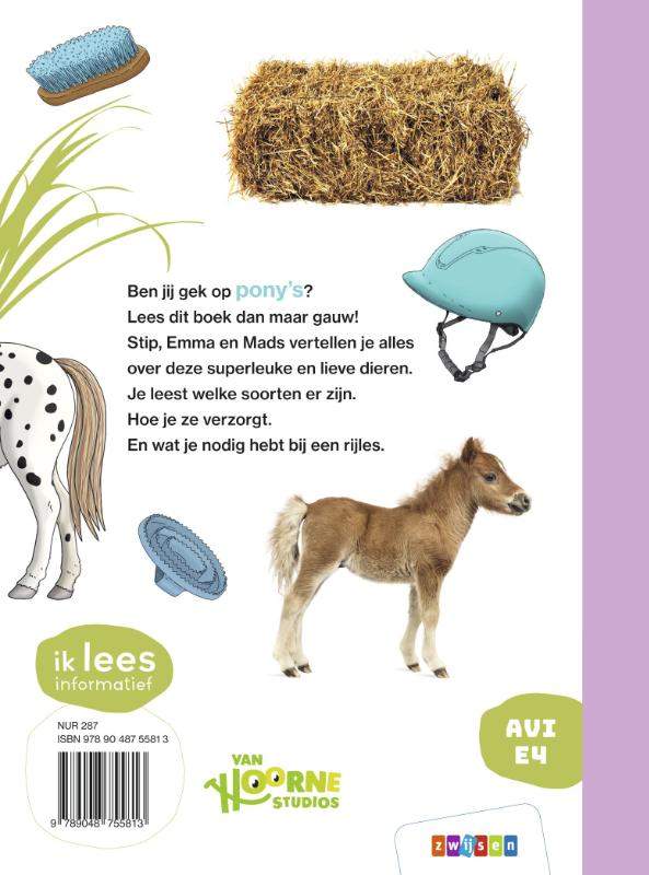 Achterkant van Alles over de pony