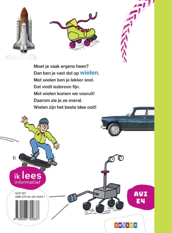 Achterkant van Vooruit op wielen!