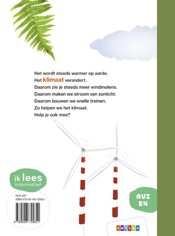 Achterkant van Hup klimaat!