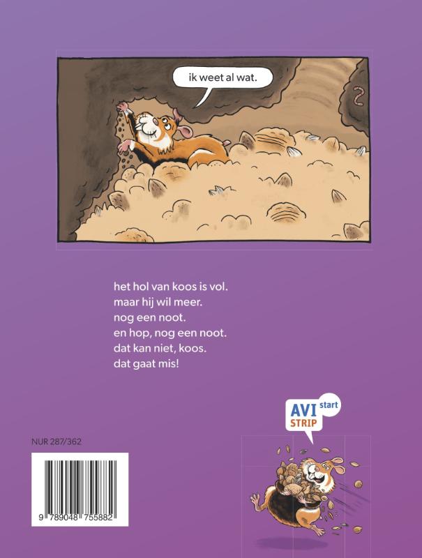 Achterkant van hop, nog een noot