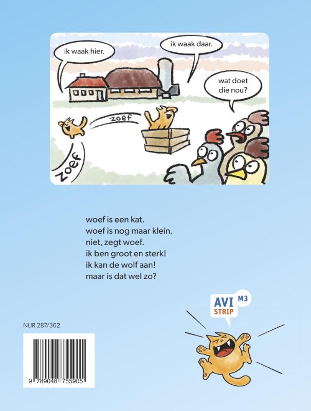 Achterkant van woef waakt