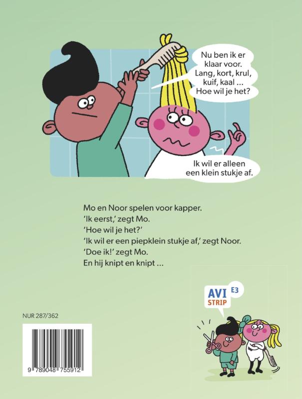 Achterkant van Ik knip je wel