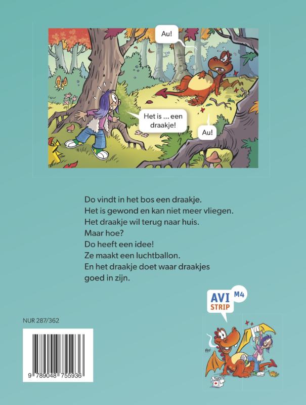 Achterkant van Do en het draakje