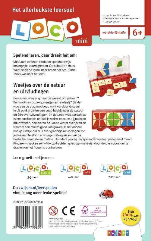 Achterkant van 6-8 jaar