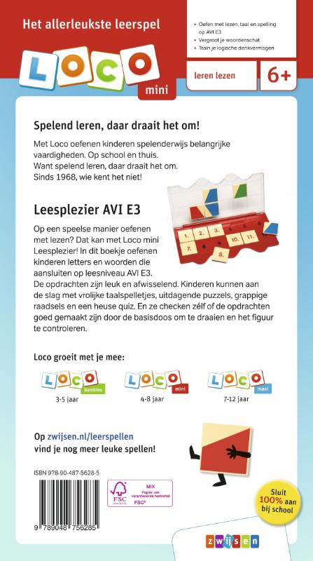 Achterkant van Leesplezier AVI E3