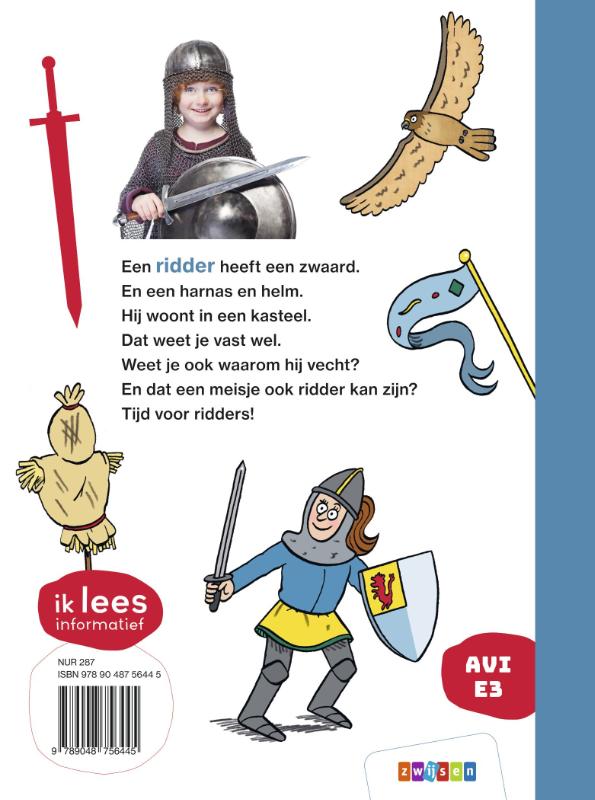 Achterkant van Tijd voor ridders