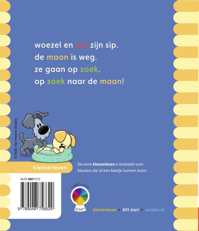 Achterkant van pip, waar is de maan?