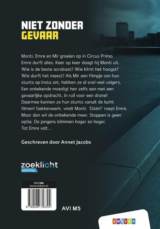 Achterkant van Niet zonder gevaar