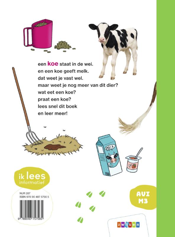 Achterkant van kijk, een koe