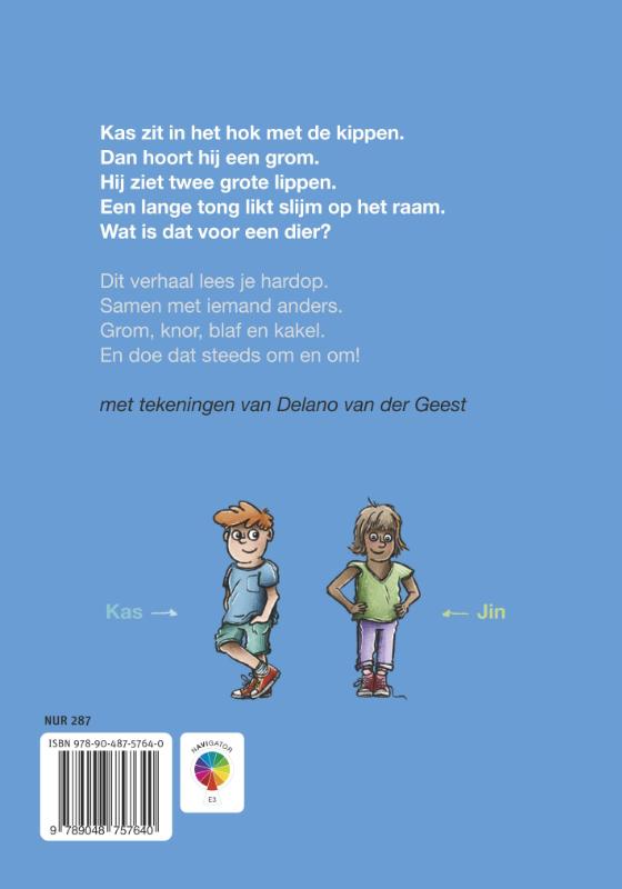 Achterkant van Draak spuugt raak