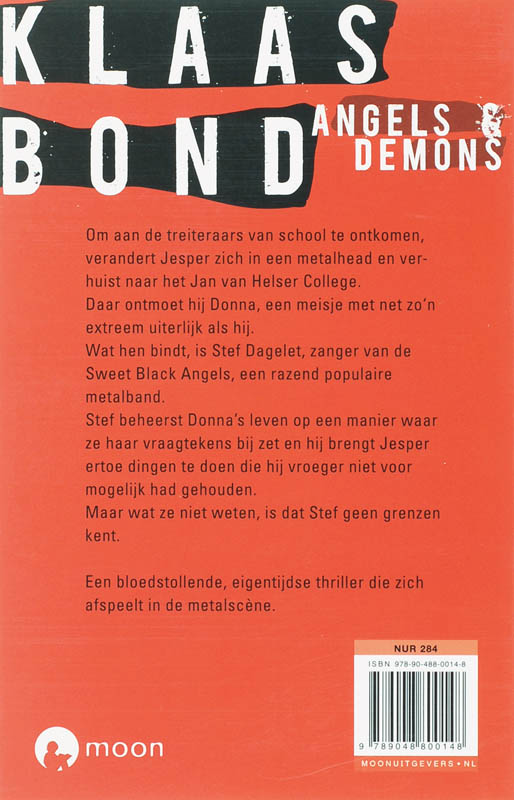 Achterkant van Angels & demons