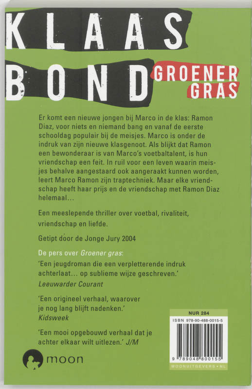 Achterkant van Groener Gras