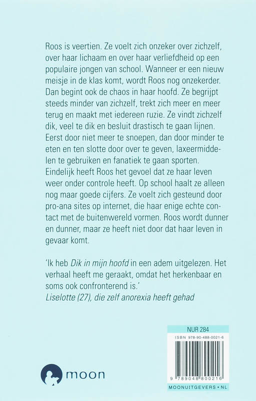 Achterkant van Dik in mijn hoofd