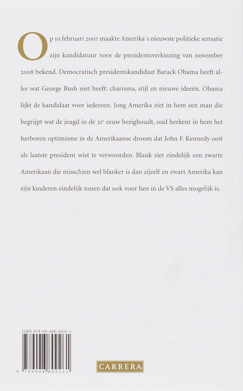 Achterkant van Barack Obama