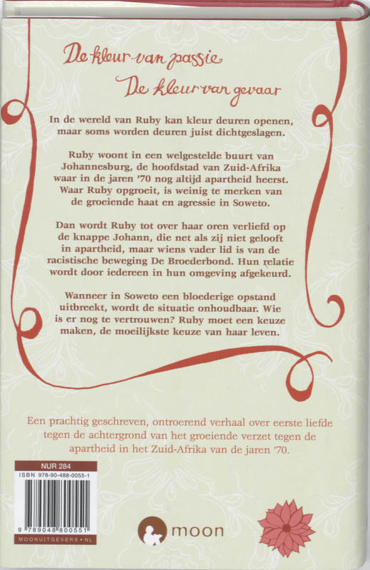 Achterkant van Ruby Rood