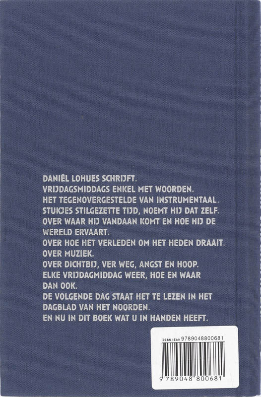 Achterkant van Zes jaar vrijdagmiddag