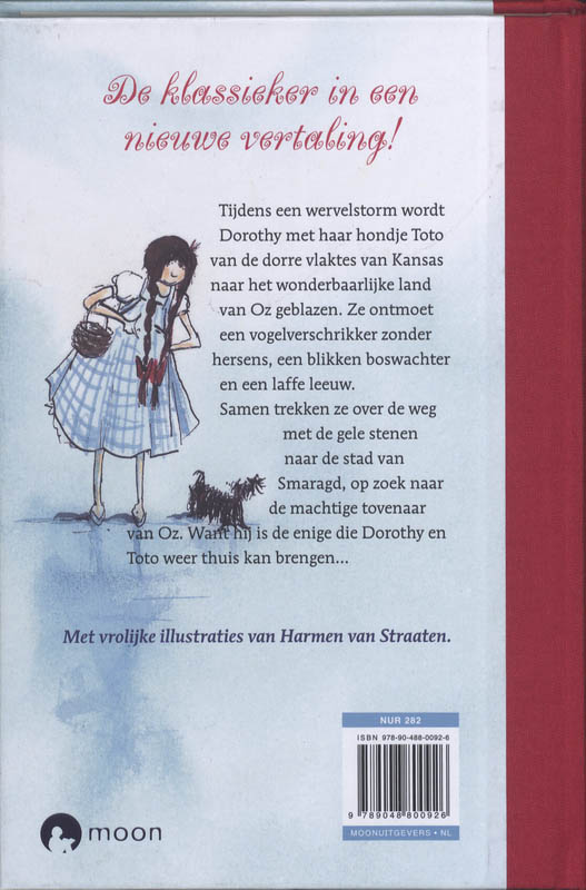 Achterkant van De wonderbaarlijke tovenaar van Oz