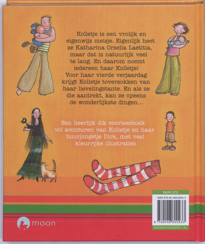 Achterkant van Kolletje het grote verhalenboek