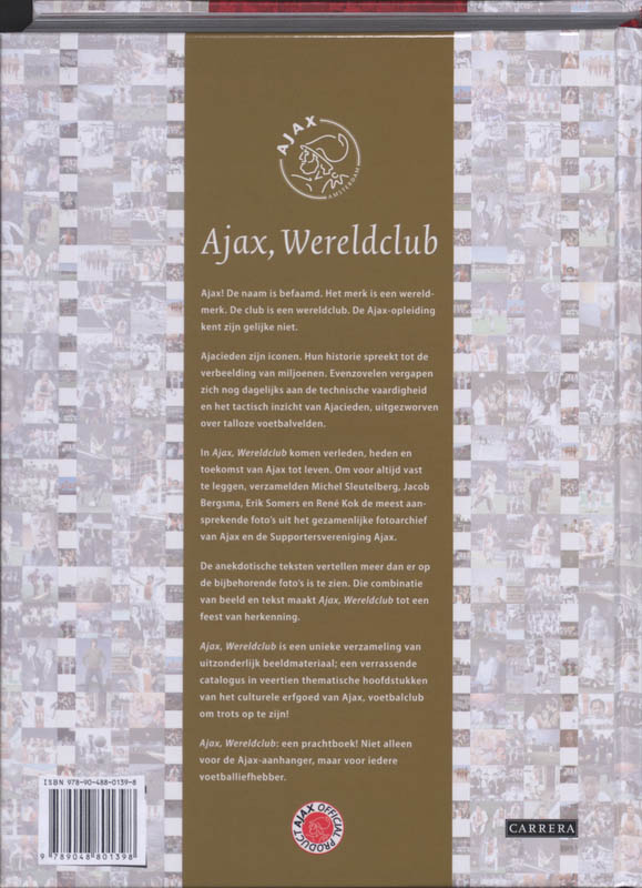 Achterkant van Ajax Wereldclub luxe editie