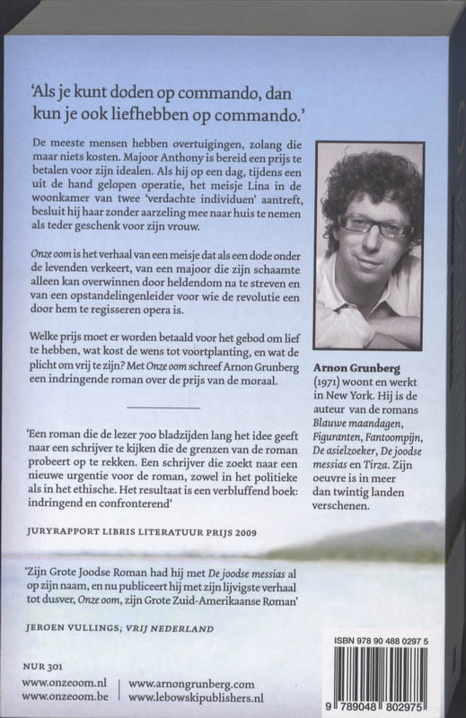 Achterkant van Onze oom