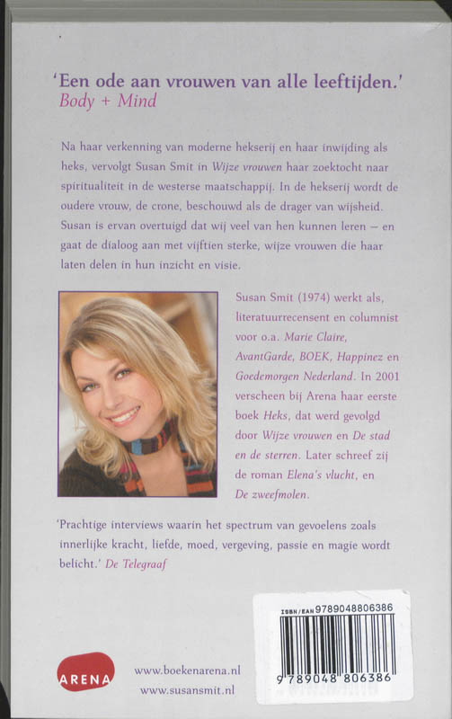 Achterkant van Wijze vrouwen