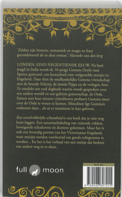 Achterkant van Een verschrikkelijke schoonheid