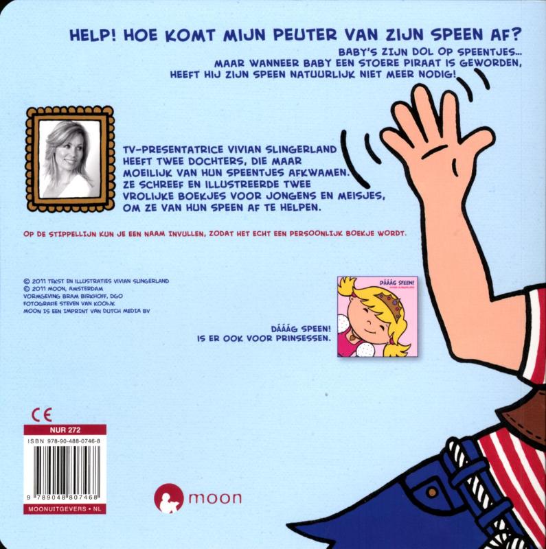 Achterkant van Daaag speen