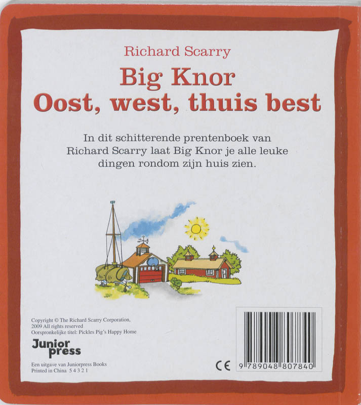 Achterkant van Big Knor