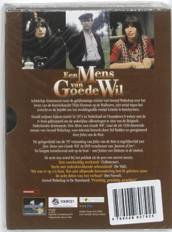 Achterkant van Een mens van goede wil