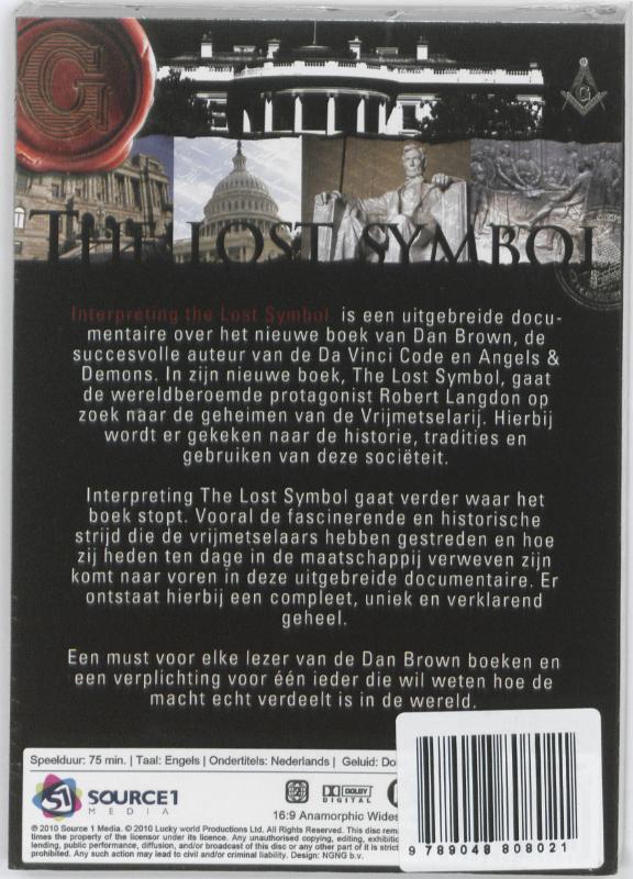 Achterkant van Interpreting The lost symbol