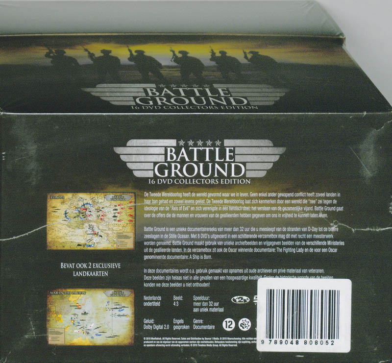 Achterkant van Battleground