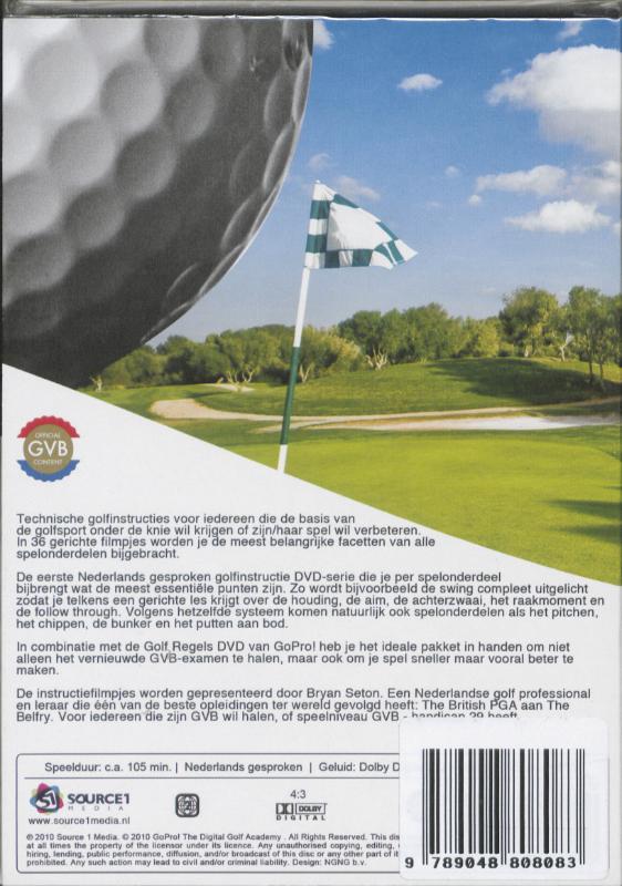 Achterkant van Golf voor beginners