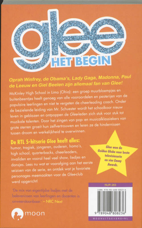 Achterkant van Glee: het begin